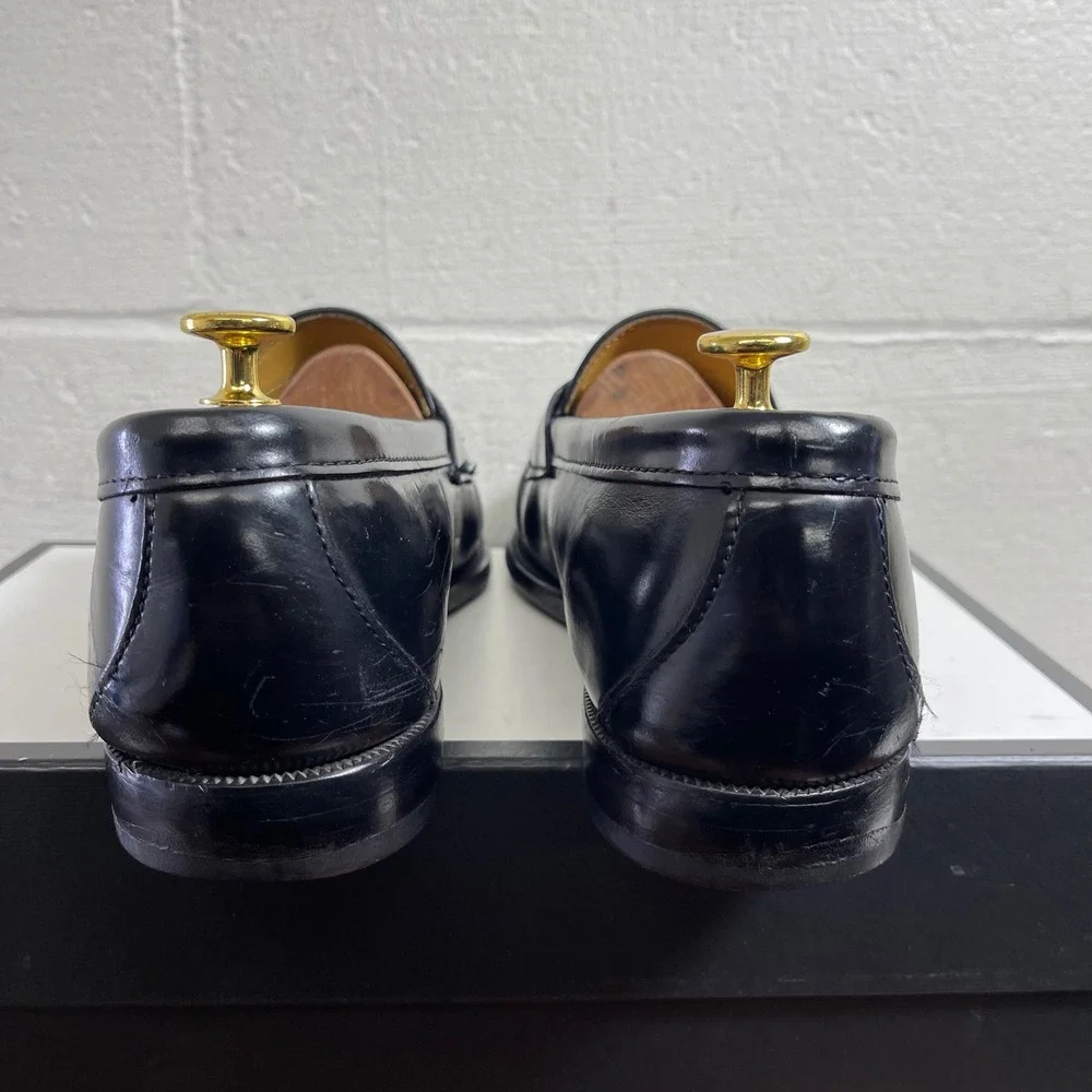Sebago Black Leather Classic Penny Loafers Slip On Dress Shoes Men's Size 11 EEE